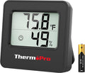 ThermoPro TP157 Hygrometer Indoor Thermometer for Home, Room Thermometer Humidity Meter with Accurate Temperature Humidity Sensor for Greenhouse Baby Room Office-1 Pack by ThermoPro