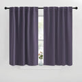 NICETOWN RV Curtains for Camper Windows - (Greyish Purple Color) 42x40 Inch, 2 Panels Set, Thermal Insulated Room Darkening Blackout Drapes/Draperies with Rod Pocket & Back Tab for Half Window by NICETOWN