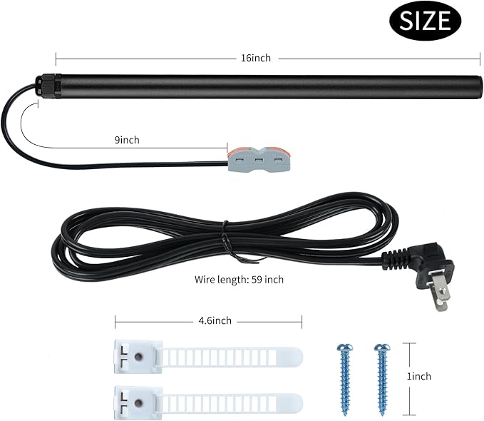 Briidea Safe Dehumidifier Rod, Rod Reducing Humidity with Easy Installation and Plug Cord Easily Threading Through Safe's Hole, 12/16/24 inches Effective Coverage up to 100/150/300 Ft³ - Image 6
