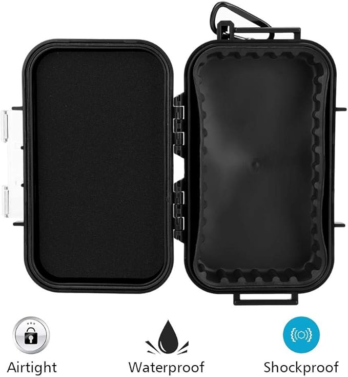 Tbest Waterproof Dry Box Airtight Outdoor Shockproof Storage Case Multipurpose Carry Box Container Inner Rubber Pad Detachable 4 Colors - Image 2