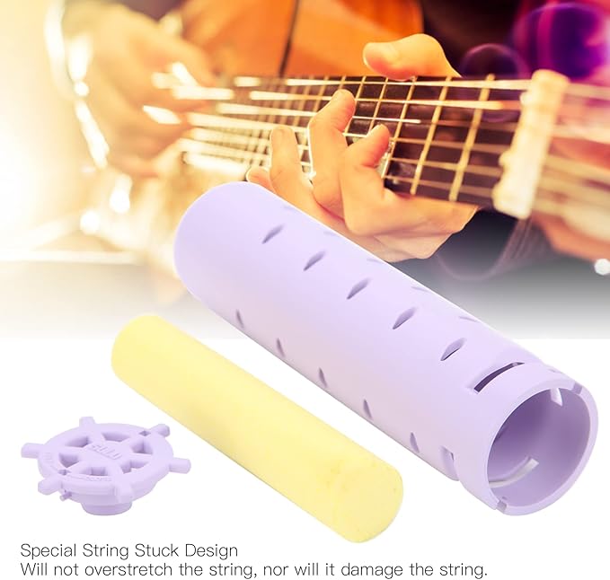 Drfeify Guitar Sound Hole Humidifier, Sponge Based Moisturizer with Porous Design for Acoustic & Classical Instruments (purple humidifier) - Image 4