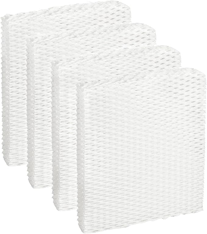 4 Pack MD1-0034 Humidifier Wick Replacement Filter Compatible with Vornado EV100, EV200, EVDC300, EVDC500, Evap2, Evaporative Humidifiers, 1 inch Thick by Ulreon