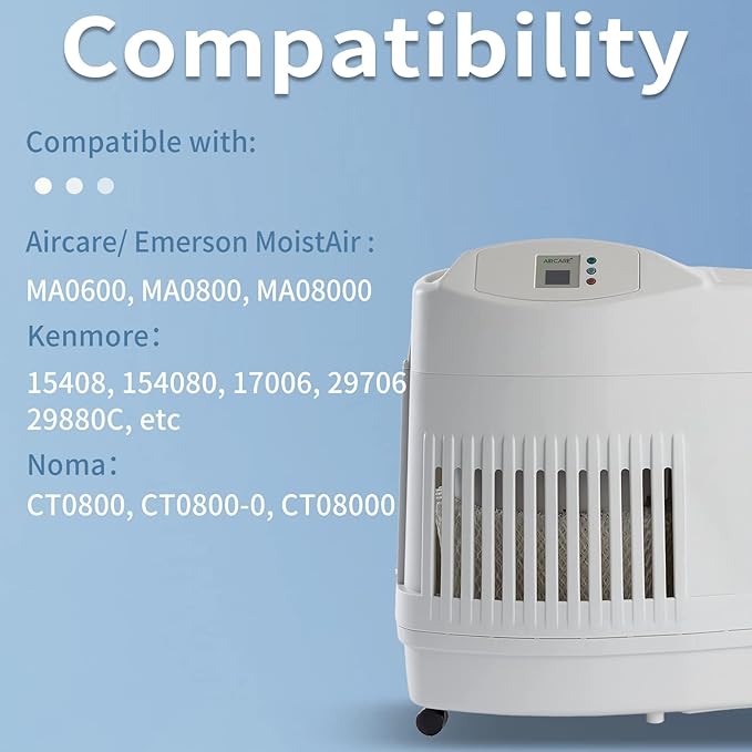 MAF2 Humidifier Filter Compatible with Aircare MA0800, MA0600, Kenmore 17006, 15408, Esscik Air MiostAIR MA0800, MA0600, 2 Packs - Image 2