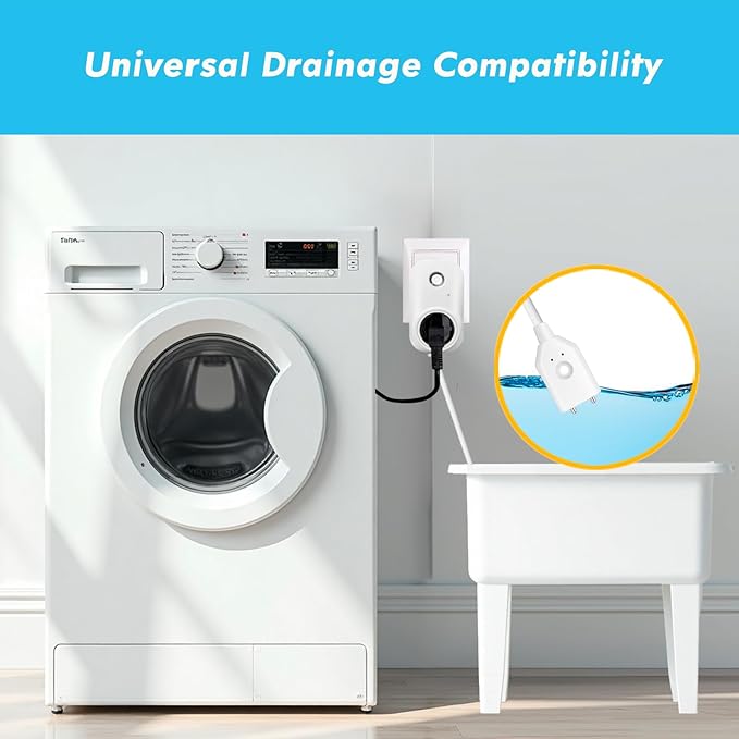 Smart Overflow Detection Sensor - Water Overflow Alarm with Real-Time Alerts for Home, Office & Basement Protection - Image 4