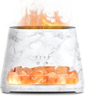 SALKING 2-in-1 Ultrasonic Essential Oil Diffuser & Himalayan Salt Lamp, Aromatherapy Diffuser Cool Mist Humidifier with 3 Brightness, Salt Therapy Lamp, 100% Pure Himalayan Salt Rock, 150ml (Marble) by SALKING