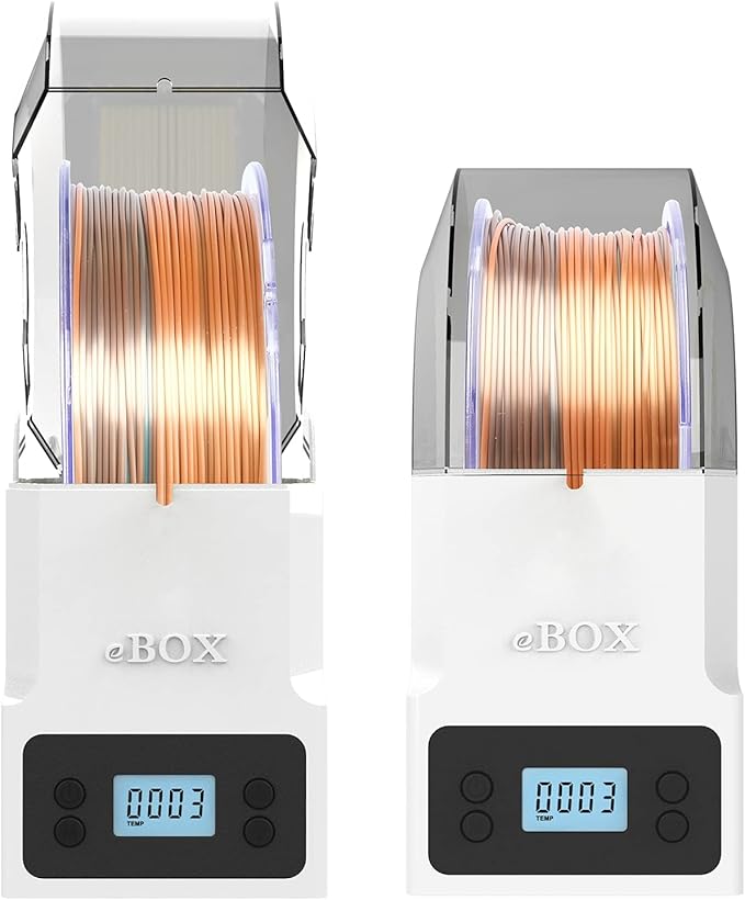 3D Printer Filament Dry Box, Storage Dehumidifier with Adjustable Temperature, Compatible with 1.75mm 2.85mm 3mm Filament (US Plug) - Image 6