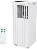 8000 BTUs Portable Air Conditioner with Efficient Cooling, Quiet Portable Cooling AC Up to 350 Sq.Ft. with Dehumidifier, Fan, Sleep Modes, 3-in-1 AC Unit with Remote Control & 24H Timer, White by Hipicute