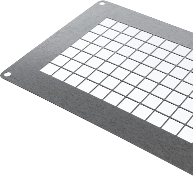 Repa Market 10" x 5" Inch Galvanized Steel Rectangular Crawl Space Vent Grid - Inlet Outlet Ventilation Guard - Universal Metal Air Supply Exhaust Protection Mesh - Durable Duct Grille - Image 7