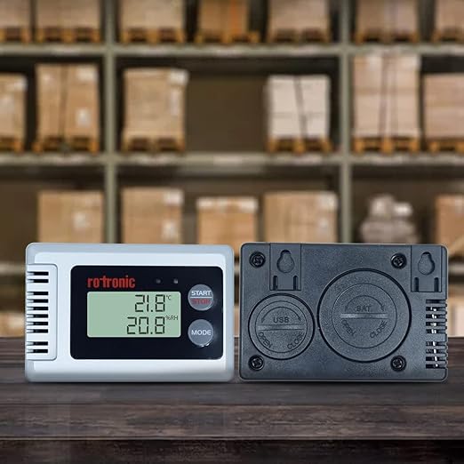 Temperature and Humidity Data Logger with multilevel Security 21 CFR USB Cable Vaccine Datalogger Pharma & Pressure datalogger for Server Rooms Model: Rotronic Hygrolog HL-1D - Image 3