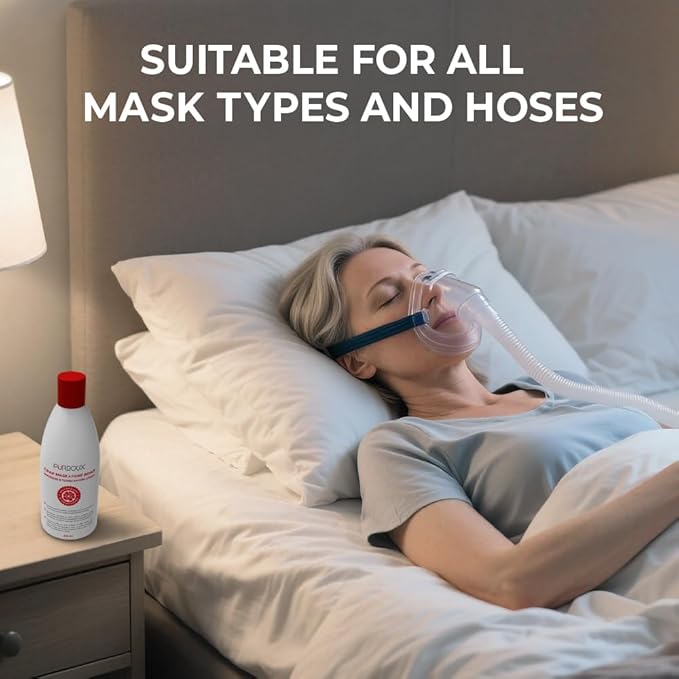 PURDOUX™ CPAP Mask & Hose Cleaning Soap (Pack of 3 Bottles, 250 ml / 8.4 oz Each) (3 x Grapefruit-Lemon Scent) - Image 7