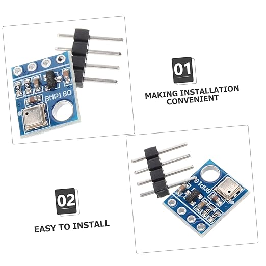 Tofficu 4pcs Temperature and Pressure Sensor Module Energy Efficient DIY Replacement Boards for Indoor and Outdoor Projects Accurate Environmental Monitoring and Easy Installation - Image 3
