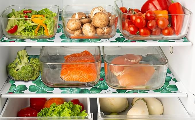 12" W x 60" L Floral Drawer and Shelf Liner for Cabinets, Non-Adhesive Strong Grip Non-Slip Flower Shelf Cabinet Kitchen Shelf Liners for Kitchen Cabinets - Image 9