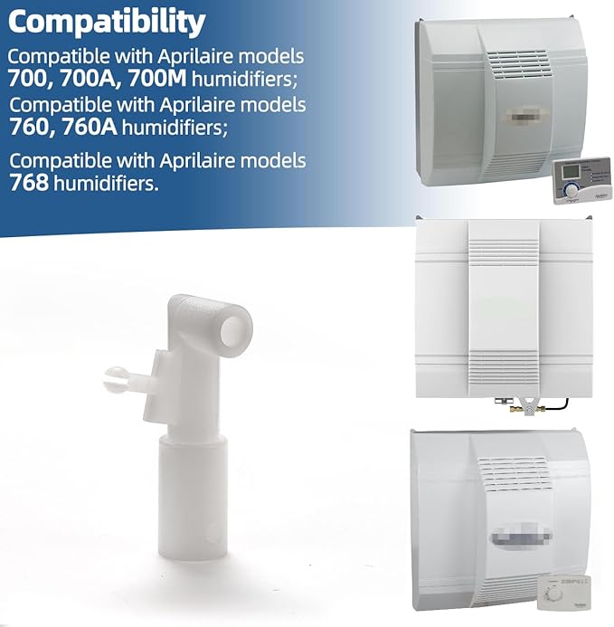 4235 Humidifier Feed Tube Water Nozzle Compatible with Aprilaire Humidifier Models 700, 700A, 700M, 760, 760A, 768 Humidifier Parts & Accessories - Image 3
