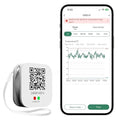 Freshliance Bluetooth Temperature Data Logger Thermometer with LED Display and Replaceable Battary, Auto Data Graphing Analysis and Multi-User Data Sharing, Location Information via APP BlueTag T100 by FRESHLIANCE