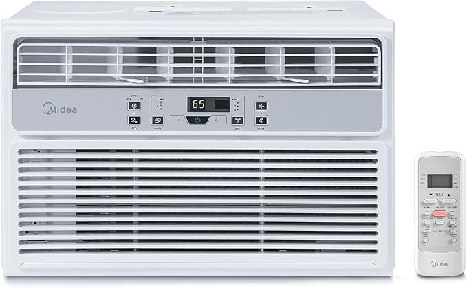 Midea 12,000 BTU EasyCool Window Air Conditioner, Dehumidifier and Fan - Cool, Circulate and Dehumidify up to 550 Sq. Ft., Reusable Filter, Remote Control by Makeyourselfathome