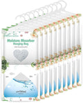 CANAGER Hanging Moisture Absorber-10 Packs, Hanging Dehumidifier Bags for Closet,Bedroom and kitchen,Fragrance Free,Moisture Absorb 12.5OZ by CANAGER