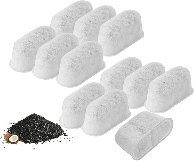 Demineralization Cartridge for Ultrasonic Humidifiers – 12-Pack Humidifier Filter Replacements, Humidifier Cleaner, Humidifier Cleaning Fish& Fish Tanks, Purifies Water, Prevents Hard Water Build Up by Slirceods