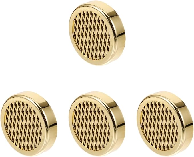 Hemoton 4Pcs Round Golden Cigar Humidor Humidifier Sponge for 20-25 Cigars Humidor Accessories Moisture Control Container for Optimal Cigar Storage by HEMOTON