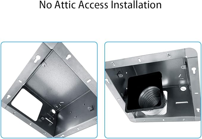 Tech Drive Bathroom Exhaust Fan with Light-110 CFM, 1000lm Dimmable 5CCT LED Light and Night Light Selectable,4-Inch Duct Super Quiet Energy Star Ventilation Fan,Easy to Install Ceiling Mounted - Image 6