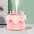 Cute Pet Humidifier, TV Humidifier, USB Plug in Use, Desktop Silent Spray, High Appearance Level Gifts (Pink Cat Cake) by WATSAVPUP