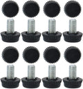 uxcell M6 x 10 x 15mm Leveling Feet Adjustable Leveler Floor Protector Cover Pad for House Furniture Desk Table Chair Leg 16 Pack by uxcell