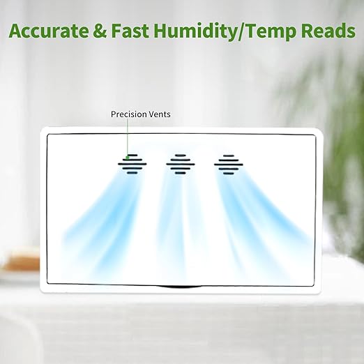 Digital Hygrometer Indoor Thermometer: High Accuracy Room Humidity Monitor with LCD Display & Comfort Indicator for Home - Image 4