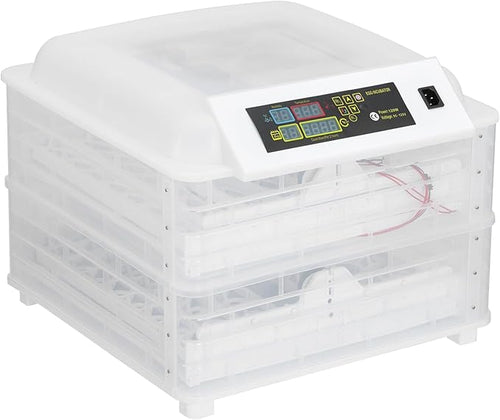 112 Egg Incubator, Efficient Incubator Hatching Eggs, with Automatic Egg Turner, Temperature Control & Humidity Display, Fahrenheit, LED Panel Display by Unknown
