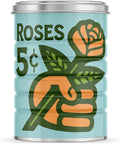Retro Tin Can, Studio MPLS Designs, Collectable, Peel & Stick Valved End with Metal Lid, 8-12oz (4.0625 x 5.5 in) (Get a Grip Design) by Roastar