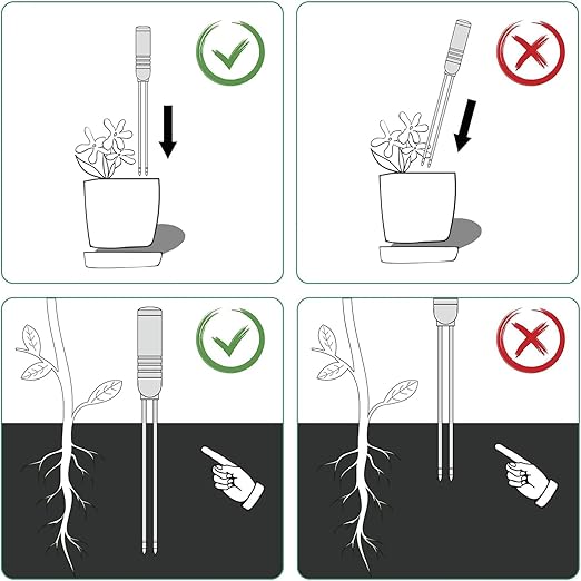 2-Pack Soil Moisture Sensor Probes,Soil Humidity Tester - Accessory Only, Can Not Be Used Alone - Image 3