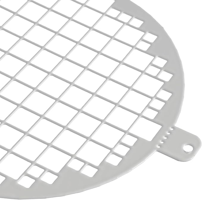 Repa Market 5" Inch White Galvanized Steel Round Crawl Space Vent Grid - Inlet Outlet Ventilation Guard - Universal Metal Air Supply Exhaust Protection Mesh - Durable Duct Grille - Image 7