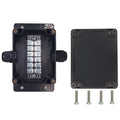 Watertight Junction Box, IP67 Waterproof Electrical Project Box with 6P 25A Barrier Terminals,1 in/1 Out Cable Glands Electronic Enclosure 4.53" x 3.54" x 2.17" by YETLEBOX
