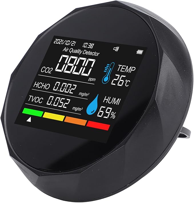 Fafeicy 5 in 1 Indoor Air Quality Detector Bluetooth APP Accurate Sensor for HCHO PM2.5 Temperature Humidity - Image 8