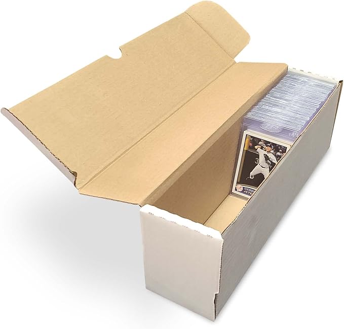 BCW 14-Inch Semi-Rigid #1 Storage Box - 1 Pack | Holds 350 Semi-Rigid Card Holders | Vertical Card Organizer | Ideal for Sports, Trading Cards Baseball, Magic, Pokemon by BCW