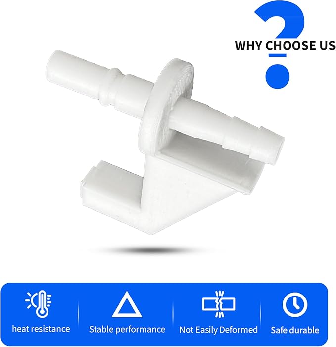 Dehumidifier Parts Upgraded Dehumidifier Drain Hose Adapter Compatible with Aeonair Whirlpool Idylis Whynter Rpd-702wp Dehumidifiers (White） - Image 3