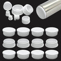 1-7/8"(48mm) Plastic Hole Plugs White -Round Chair Leg Caps, Flush Mount Pipe Plugs, Tubing End Caps for Metal&Wood Legs Tube, Outdoor Furniture Feet caps,for Pipe Wall thicknesses of 2.5-4 mm,12 PCS by EASYEAH