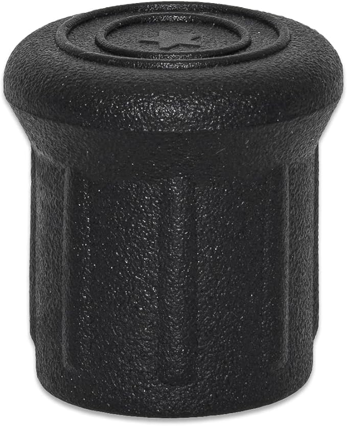 Flyshop 1", 25 mm, Patio Round Chair Leg Caps, Furniture Table Feet Covers Floor Protectors, Non-Marking Straight Type Frosted Synthetic Rubber Legs Tips, 8 Pack, Black - Image 3