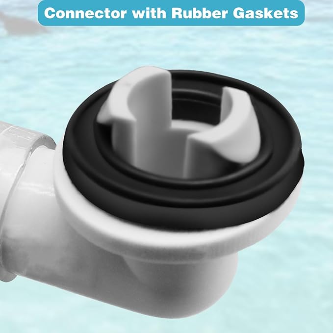 3Ft Portable Air Conditioner Drain Hose, 3/5 Inch Leakproof AC Drain Hose Kit, Universal AC Drain Hose Drain Pipe Replacement with Hose Connector and Clamp, Window Air Conditioner Unit Parts - Image 3