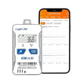 Elitech 4G Real-time Temperature Humidity Data Logger Light/Shock/Location, Built-in SIM Card, Shadow Data, Airplane Mode, Cloud Storage, SMS/Email/APP/Web Alarm,100000 Points, Loget 260-TH-5Pack by Elitech
