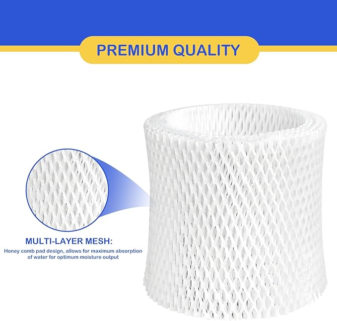 Humidifier Wicking Replacement Filter Compatible with Canopy Bedside and Nursery Humidifier, Wood Pulp & Paper Filter, 5 Pack - Image 2