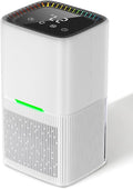 Dehumidifier, 60 OZ Water Tank, 500 sq.ft Quiet Dehumidifiers for Home Bedroom Bathroom Basement with Auto Shut Off, 7 Colors LED Light by Unknown