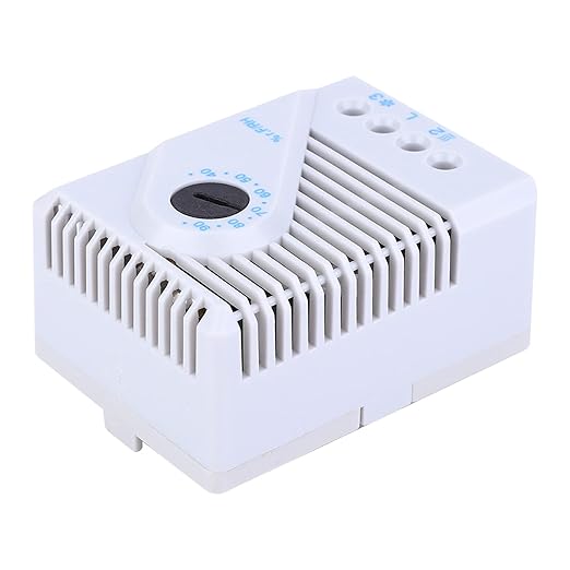 Humidity Controller, MFR012 Mechanical Pre Wired Humidifier Dehumidifier, PC Case Heat Impact Humidistat for Crawl Space Curing Meat Grow Room (MFR012) - Image 8