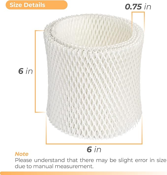 ANTOBLE 2 Pack HC-888 HC-888N Humidifier Wicking Filters Replacements for Honeywell HC888 HCM-890 HEV-320 Series & Duracraft D88 DCM-200 DH-890 Humidifier Filter C - Image 2