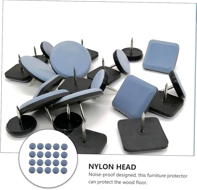 TEHAUX 20pcs Floor Protectors with Design Durable Anti-Sliding Glide Pads for Furniture Moisture-Resistant for Chairs Tables Sofas and Cabinets - Image 5