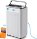 4500 Sq.Ft Most Efficient Energy Star 2025 Dehumidifier for Basement, Max 65 Pint Smart Dehumidifier with WiFi Intelligent Humidity Control,Air Purifier HEPA Filter for Home,Garage,RV by AirCyan