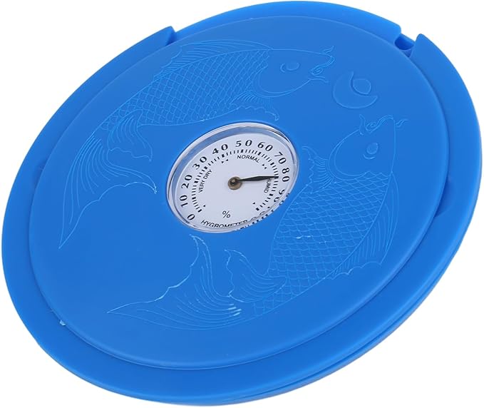 Guitar Humidifier Anti Drying, Acoustic Guitar Sound Hole Humidifier with Hygrometer, Precise Humidity Measurement Tool for Wood Protection, Portable Guitar Care Accessory (Blue) - Image 3