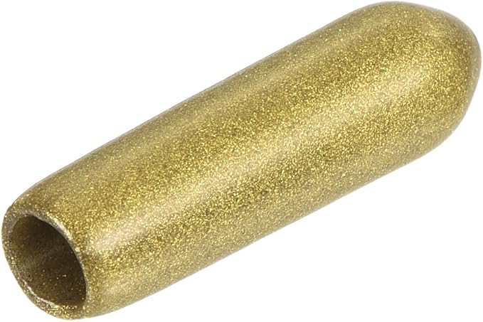 uxcell 20pcs Rubber End Caps 4mm ID Vinyl Round Tube Bolt Cap Cover Thread Protectors Gold by uxcell