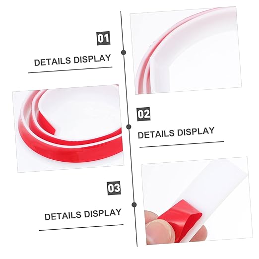 1pc Self-Adhesive Bathroom Water Retaining Strip Caulk Baffle for Countertops Toilets and Showers Wet-Dry Separation and Easy to Install - Image 4