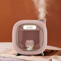 Cute Pet Humidifier, 13.5oz Creative TV Humidifier, USB Plug in Use, Desktop Silent Spray, High Appearance Level Gifts (Pink) by WATSAVPUP