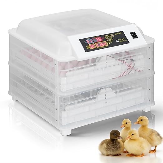 Winado Incubators for Hatching Eggs, 96 Egg Incubator with Automatic Egg Turning & Temperature Control, Egg Candler, and Day Counter for Chicken, Duck, and Quail Eggs Hatching by Winado