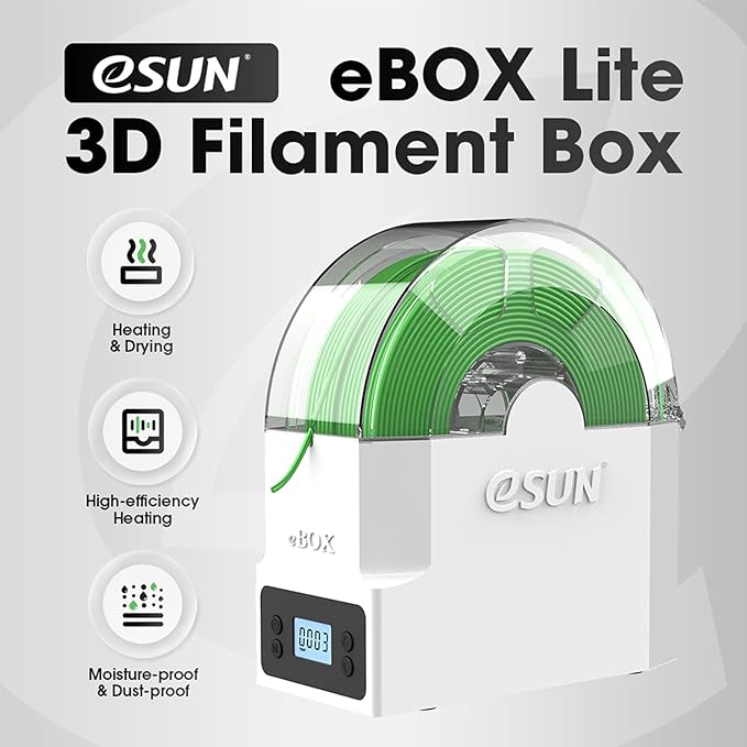 3D Printer Filament Dry Box, Storage Dehumidifier with Adjustable Temperature, Compatible with 1.75mm 2.85mm 3mm Filament (US Plug) - Image 5